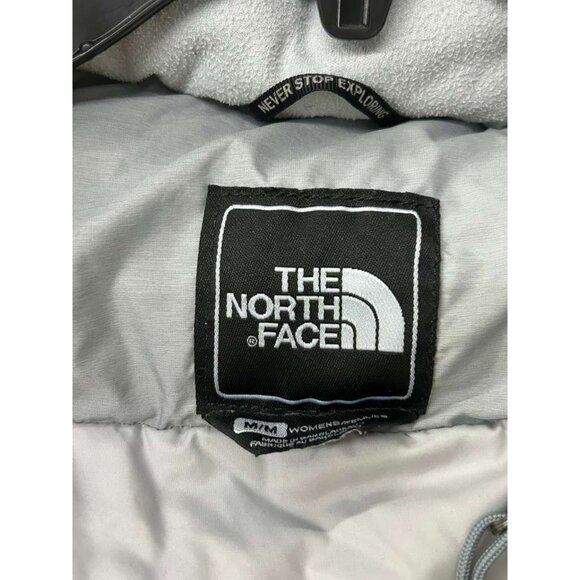 The North Face Nuptse Women's M Gray 700 Fill Goose Down Full Zip Puffer Vest - Picture 3 of 16